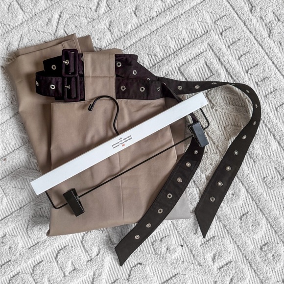 New without tag ROKH x H&M Belted Skirt SZ 36 - Picture 5 of 5